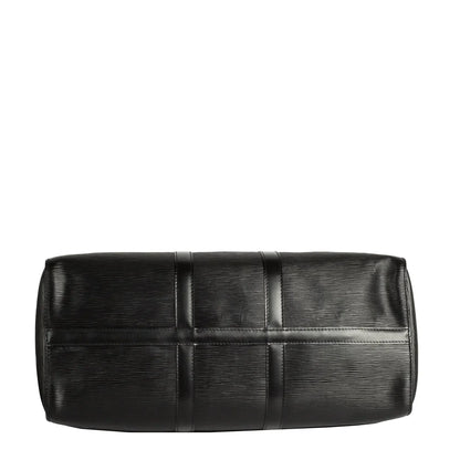 Sac Keepall 45 Vintage en cuir épi noir