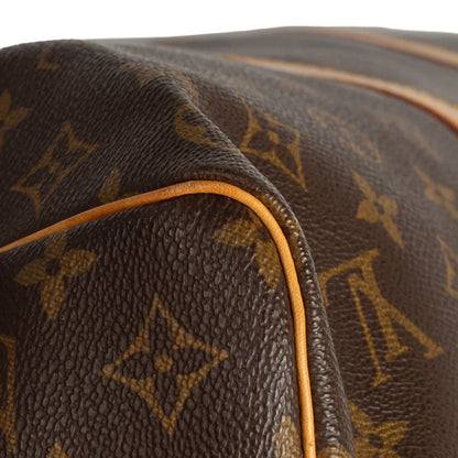 Sac Keepall 50 Vintage en toile monogram marron