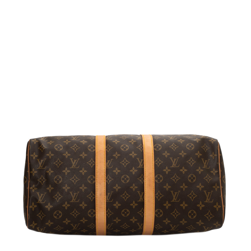 Sac Keepall 45 Vintage en toile monogram marron
