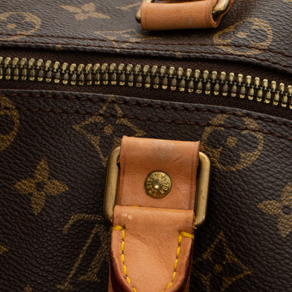 Sac Keepall 45 Vintage en toile monogram marron