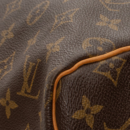 Sac Keepall 55 Vintage en toile monogramme marron