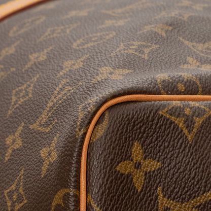 Sac Keepall 55 Vintage en toile monogramme marron