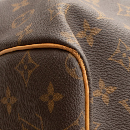 Sac Keepall 60 Vintage en toile monogramme marron