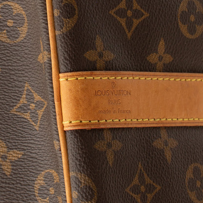 Sac Keepall 60 Vintage en toile monogramme marron