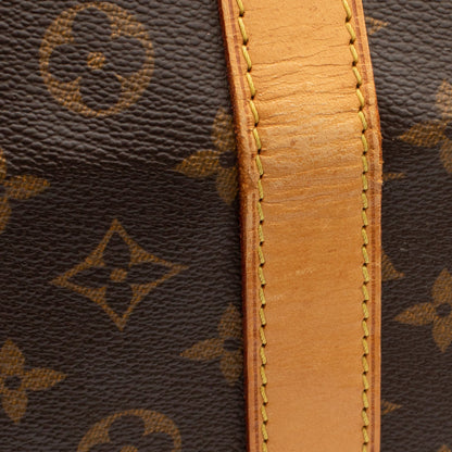 Sac Keepall 60 Vintage en toile monogramme marron