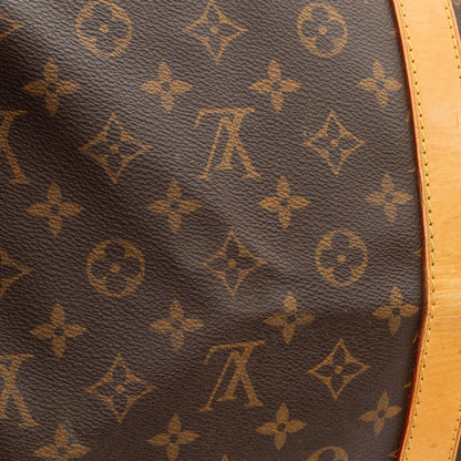 Sac Keepall 60 Vintage en toile monogramme marron