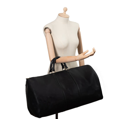 Sac Keepall 60 Vintage en cuir épi noir