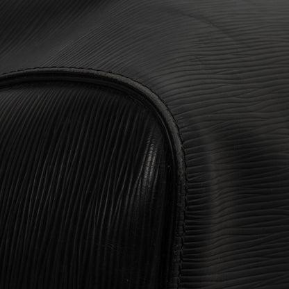 Sac Keepall 60 Vintage en cuir épi noir