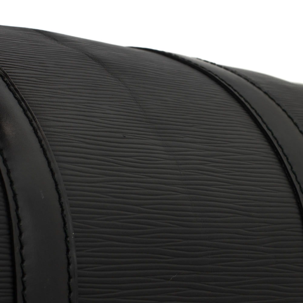 Sac Keepall 60 Vintage en cuir épi noir