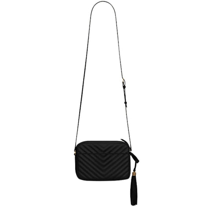 SAINT LAURENT Lou Camera Bag in Quilted Leather