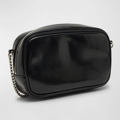 SAINT LAURENT Lou bag in Shiny Canvas