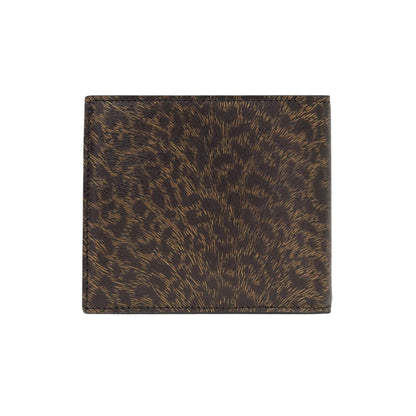 SAINT LAURENT Paris East/West Wallet in Leopard-print Leather