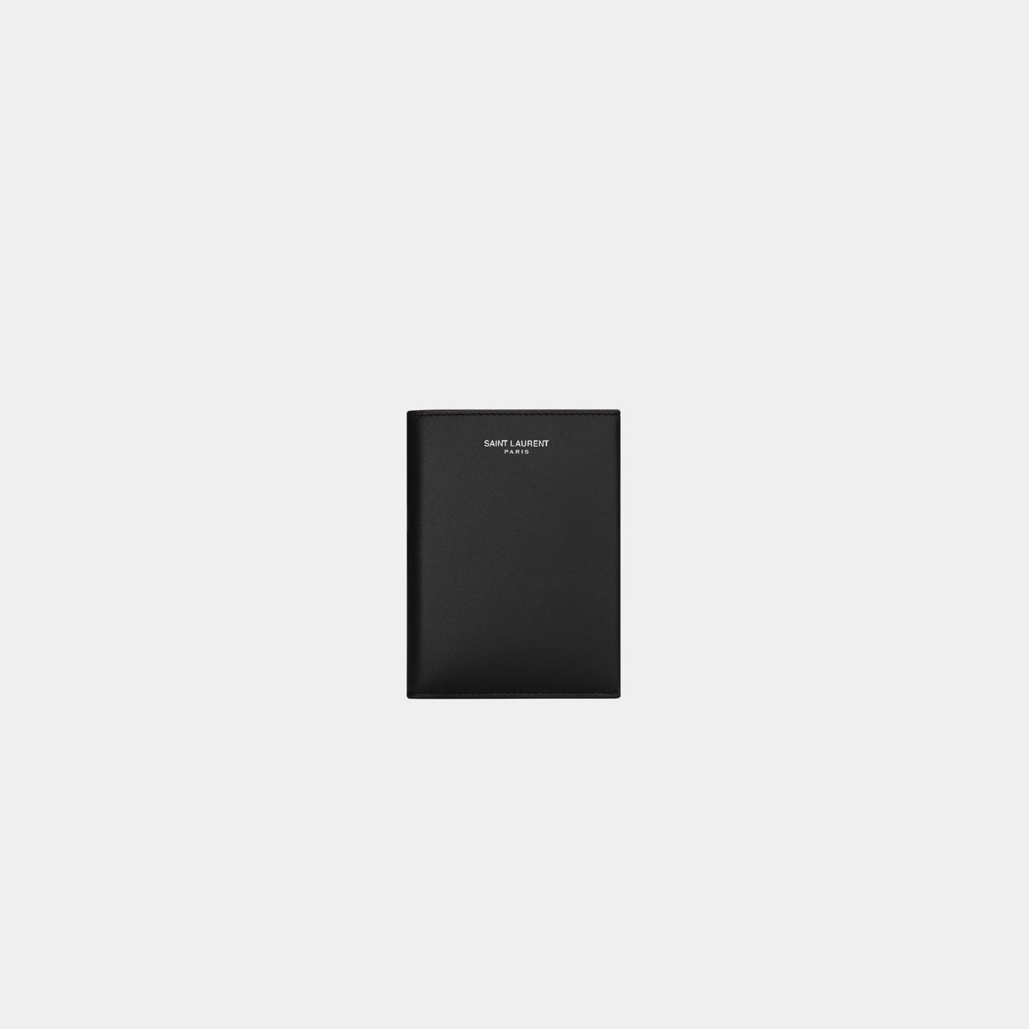 Saint Laurent Paris Wallet Smooth Black Leather