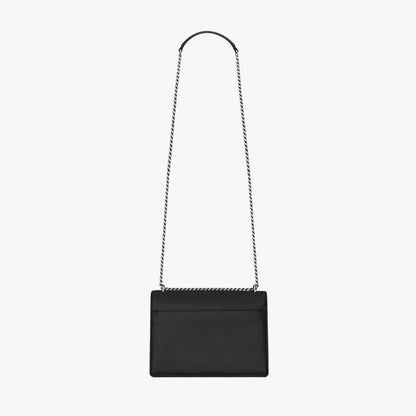 SAINT LAURENT Sunset medium chain bag in smooth leather