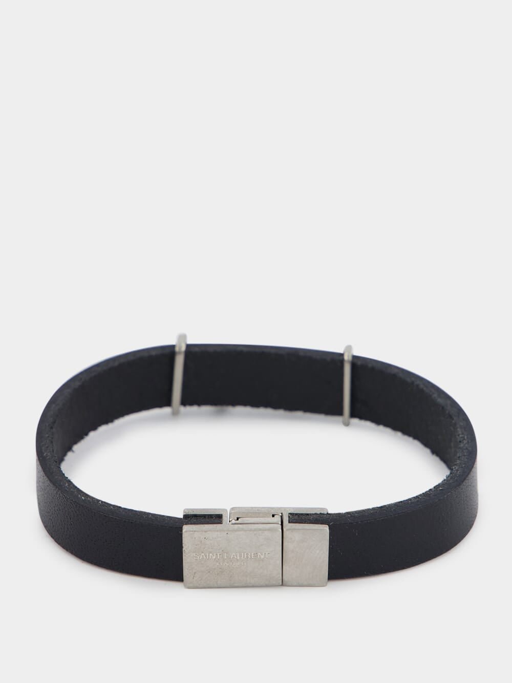 Cassandre Silver Leather Bracelet