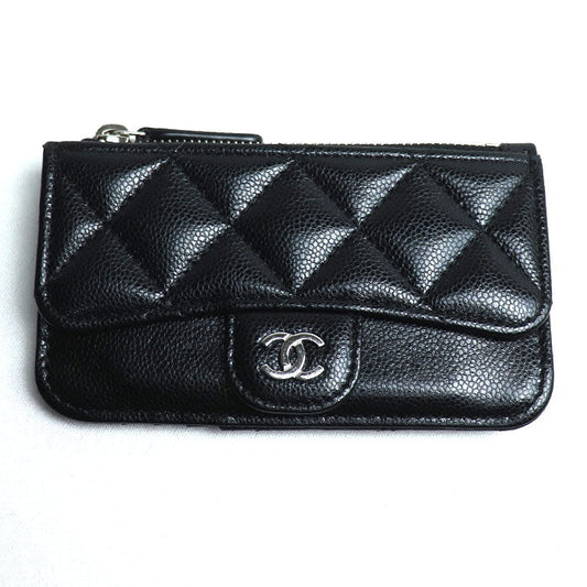 Chanel Classic Card Coin Case Black AP2570