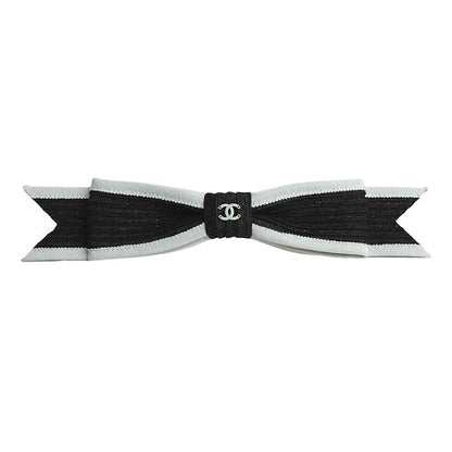 Chanel Coco Mark Ribbon Barrette