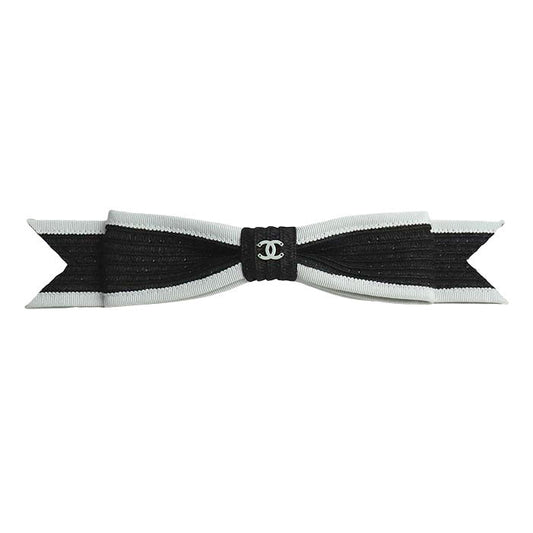 Chanel Coco Mark Ribbon Barrette