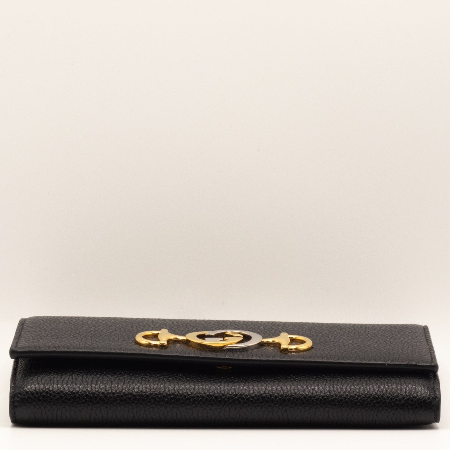 Gucci Zumi Posillipo Black Leather woman wallet 573612