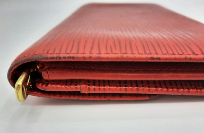 Louis Vuitton Sarah Wallet Red Epi Leather M63577