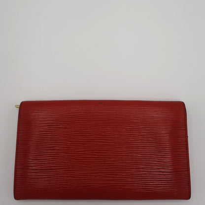 Louis Vuitton Sarah Wallet Red Epi Leather M63577