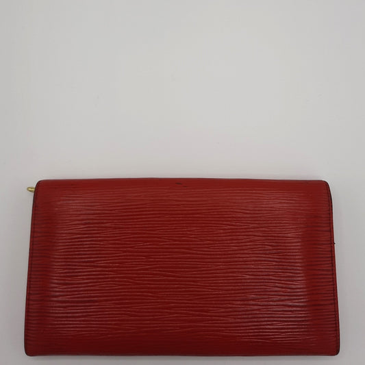 Louis Vuitton Sarah Wallet Red Epi Leather M63577