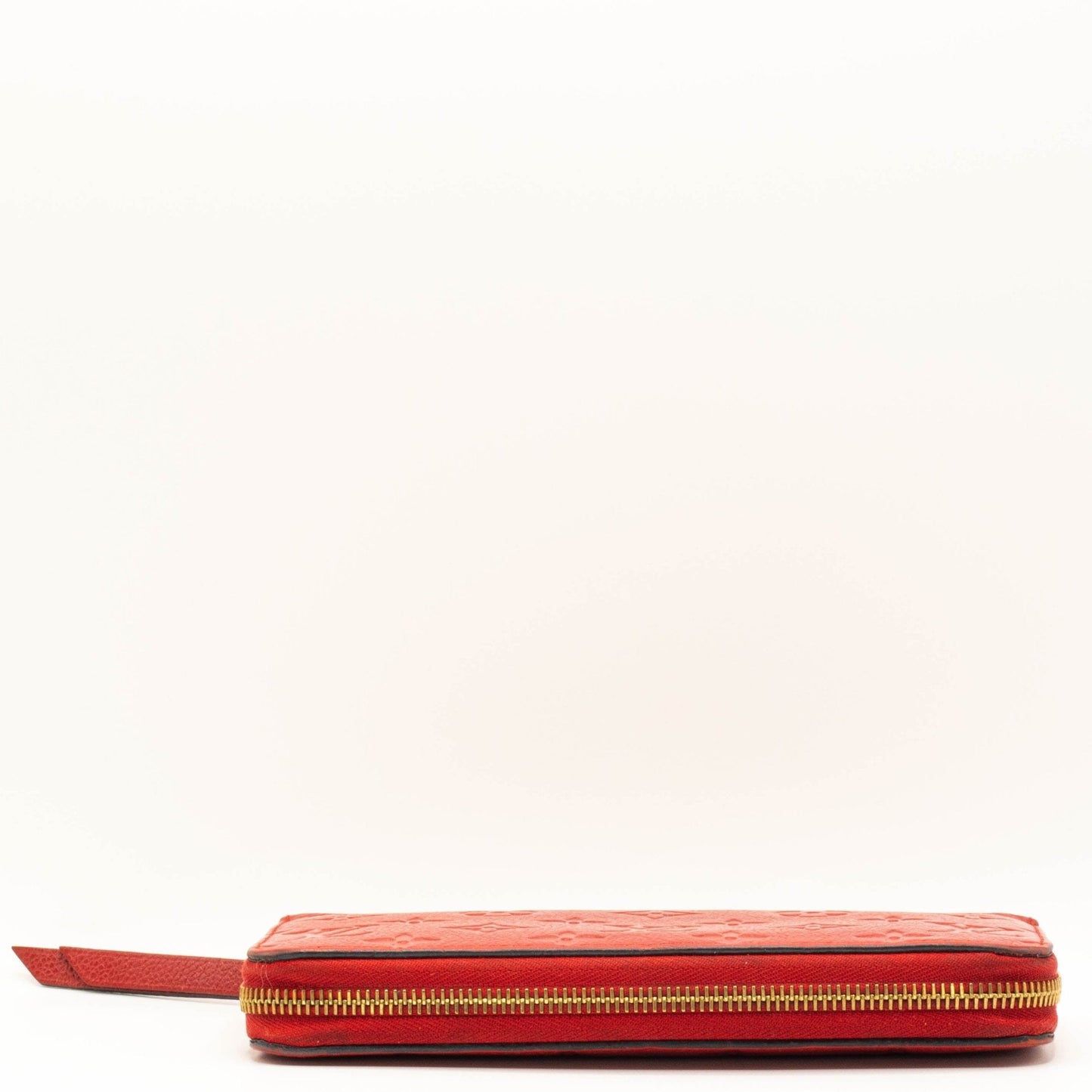 Louis Vuitton Zippy Wallet Monogram Empreinte in Red