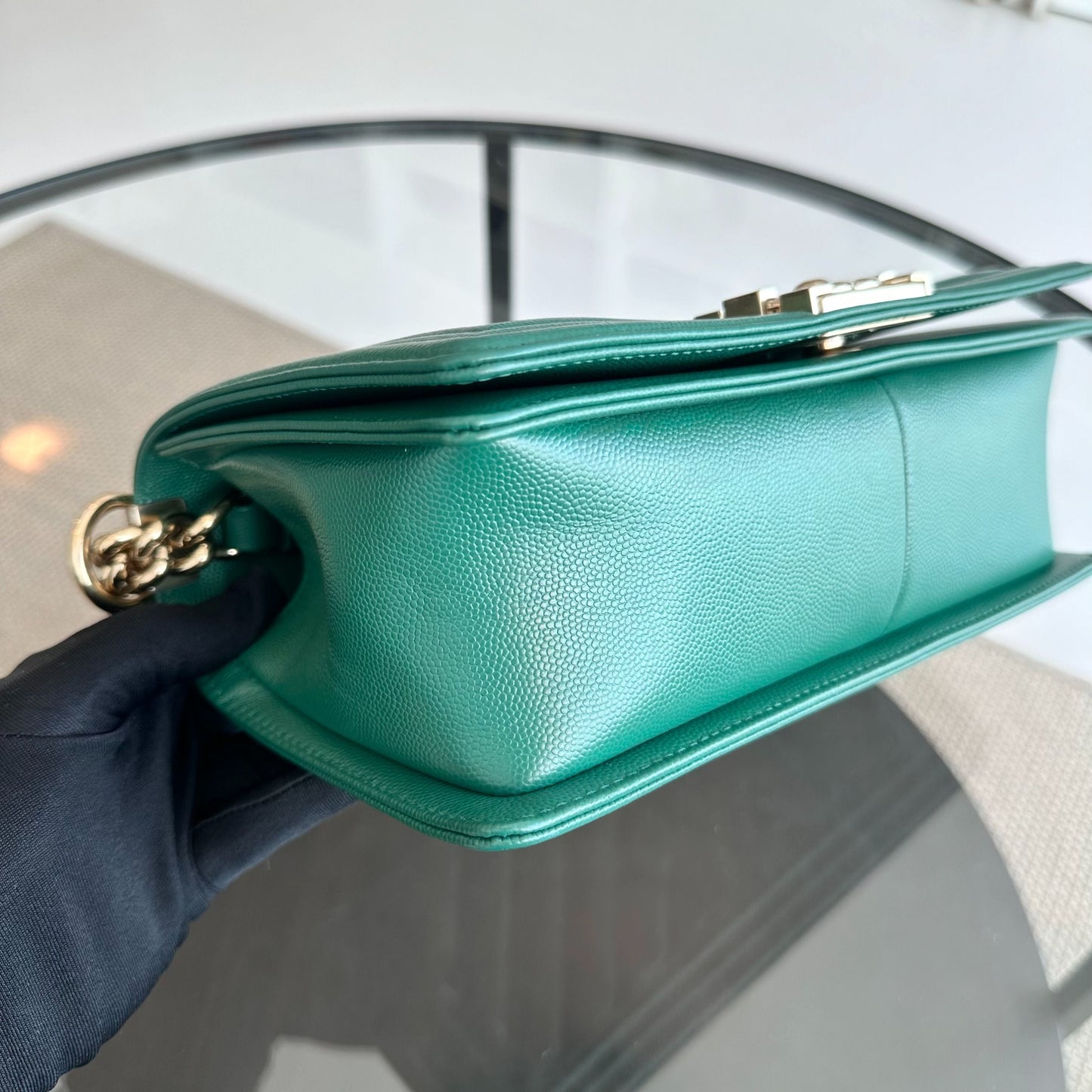 *Series 30* Caviar Boy Old Medium 25CM Leboy Emerald Green LGHW No 30