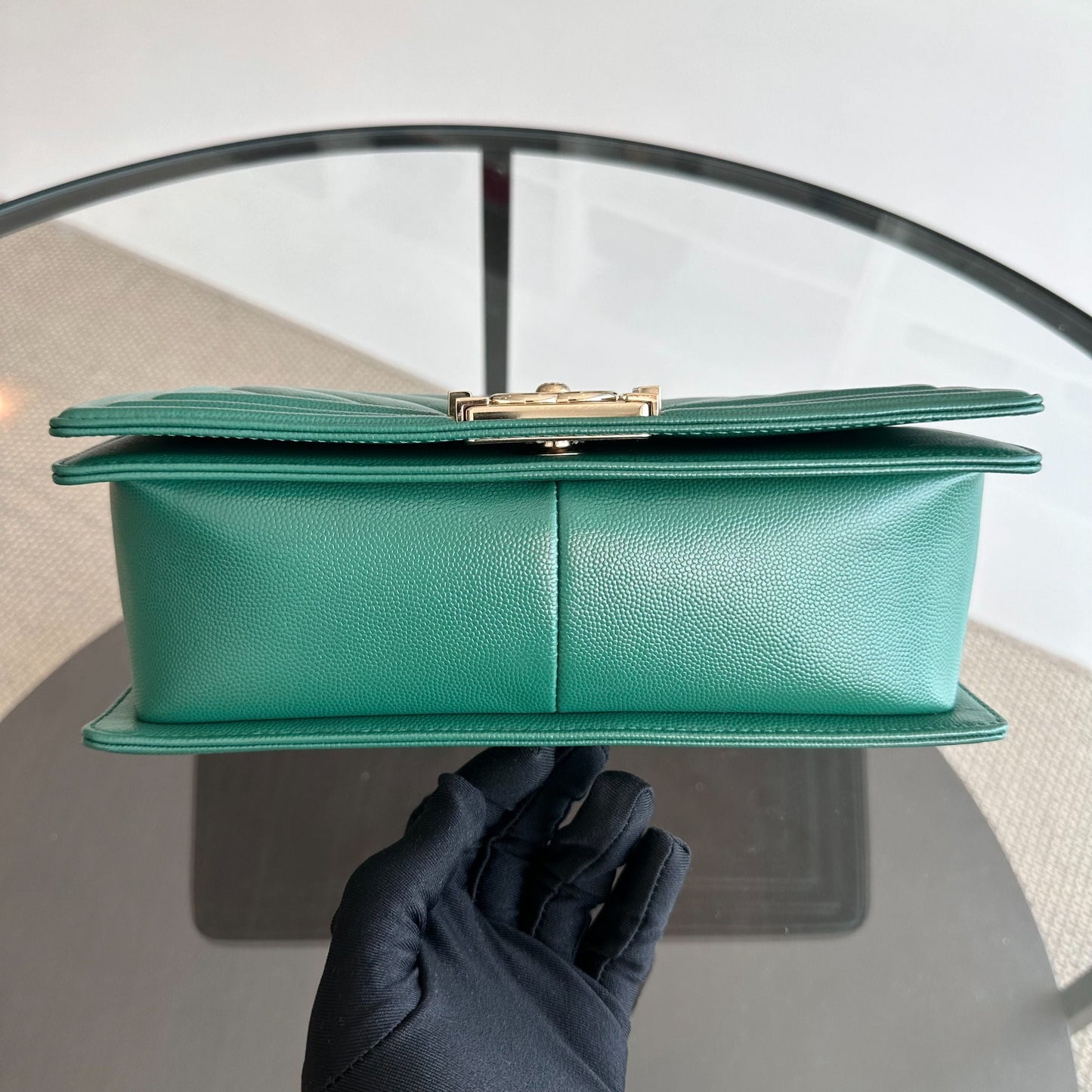 *Series 30* Caviar Boy Old Medium 25CM Leboy Emerald Green LGHW No 30