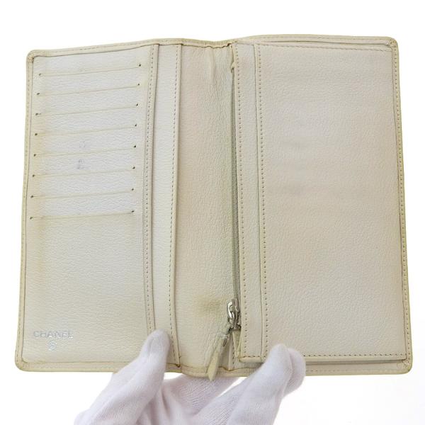 Chanel Leather Long Wallet 12番台/A46511