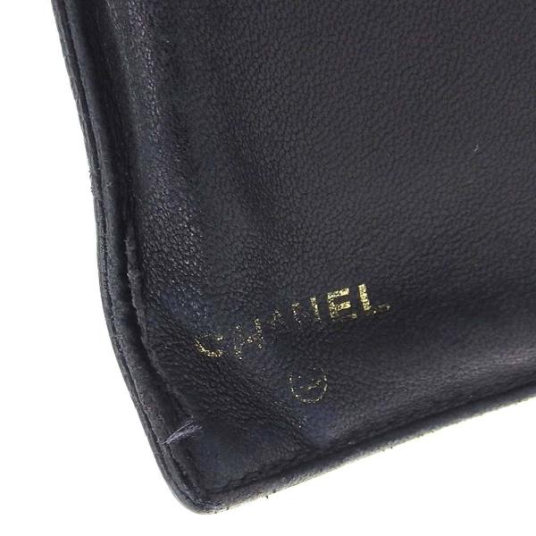 Chanel CC Caviar Bifold Wallet Leather Short Wallet in Fair condition