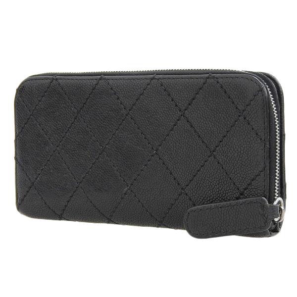 Chanel Leather Long Wallet 10番台