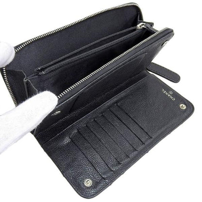 Chanel Leather Long Wallet 10番台