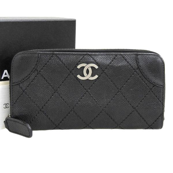 Chanel Leather Long Wallet 10番台