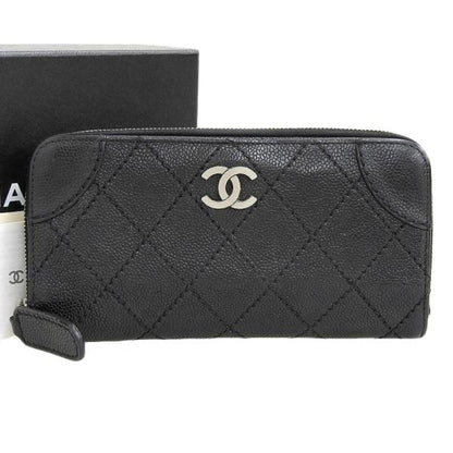 Chanel Leather Long Wallet 10番台
