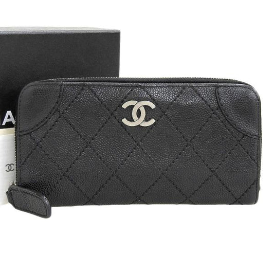 Chanel Leather Long Wallet 10番台