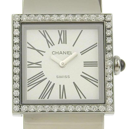 Chanel Quartz Mademoiselle Factory Diamond Wrist Watch Metal Quartz H0830 in Excellent condition