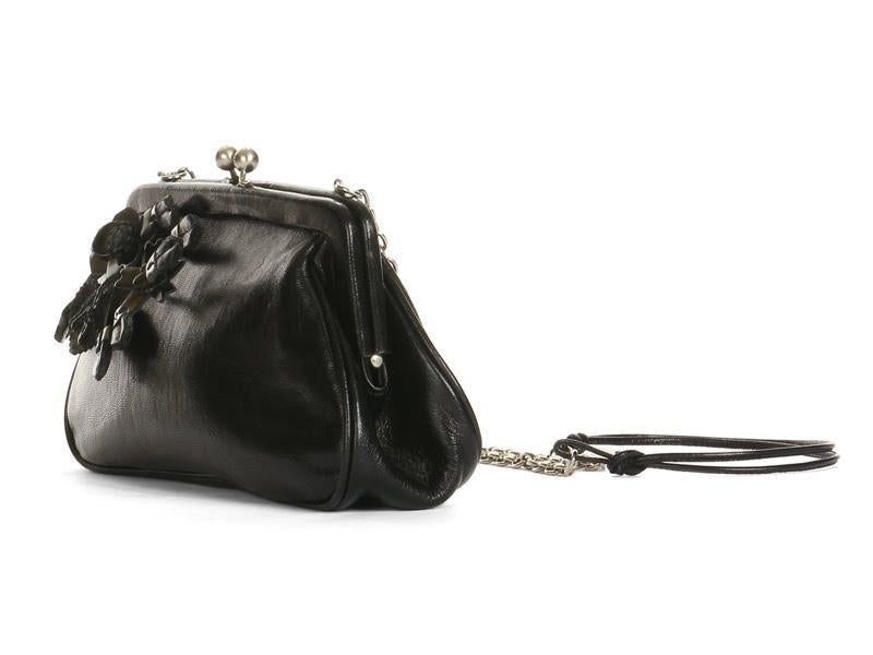 Prada Small Black Evening Bag