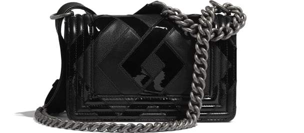 Chanel Boy Medium HandBag Lambskin Black