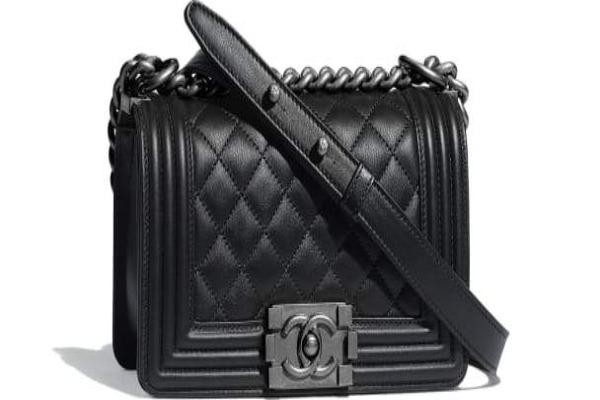 Small Boy Chanel HandBag Black-Silver