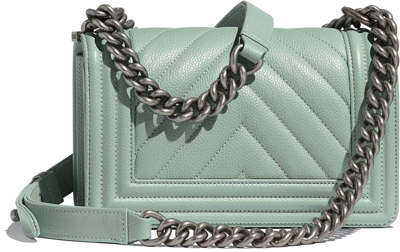 Small Boy Chanel HandBag Black-Gold Ruthenium