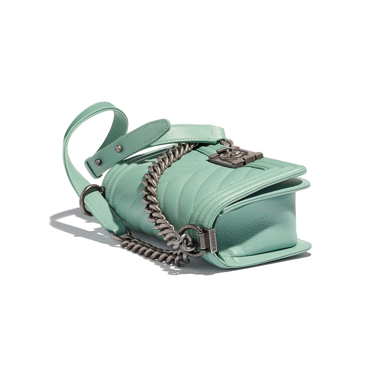 Chanel Boy Medium HandBag blue