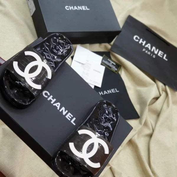 Chanel Clear Jelly Slides - Chanel Pool Slides