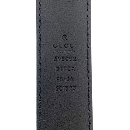 Gucci Interlocking G Logo Belt 90/36
