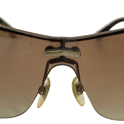 Gucci Rimless Gold Metal Link Sunglasses