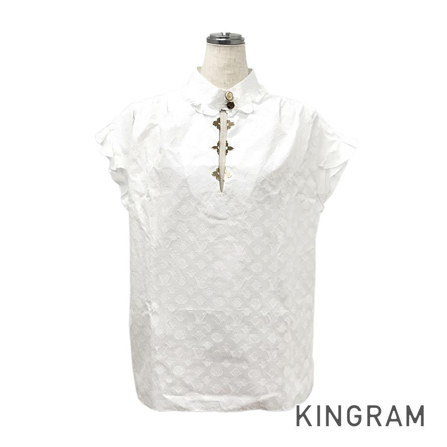 LOUIS VUITTON ruffled blouse Women's shirt