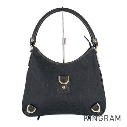 GUCCI Abby one belt GG Canvas Abbey 130738 Shoulder bag