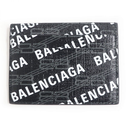 Balenciaga BB Logo Leather PVC Card Holder