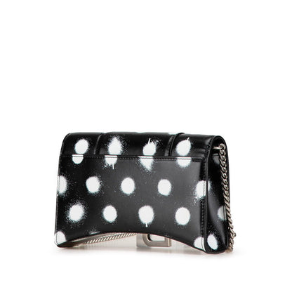 Balenciaga Hourglass Chain Wallet Shoulder Bag