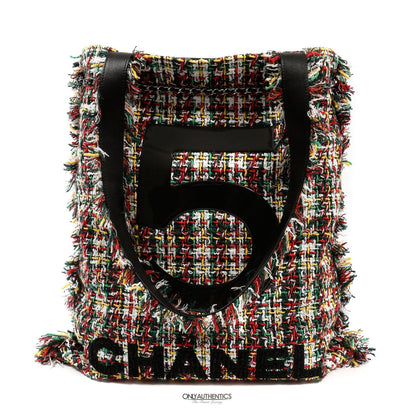 Chanel Multicolor Tweed No. 5 Tote